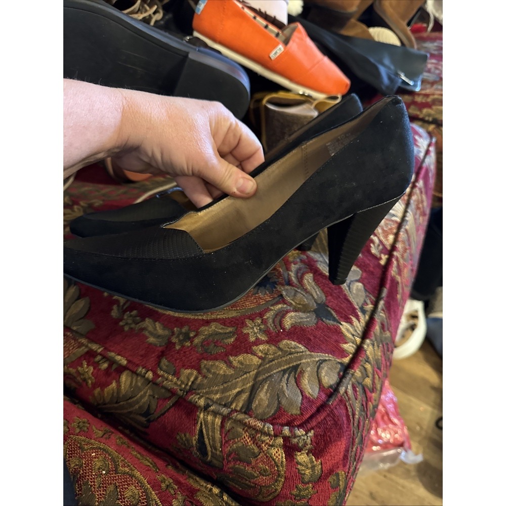 Womens New Directions Natalia Shoes Size 10 Black Pumps